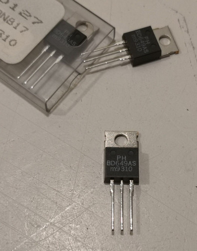 50x philips bd649as transistor - philips,