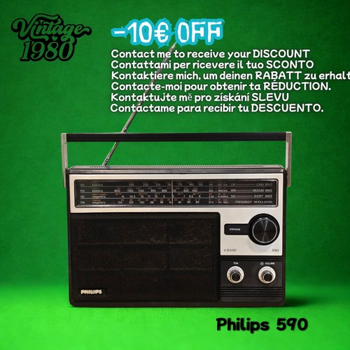 1984 philips 590 90al590 - philips,