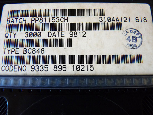 Transistor philips bc848 - 10,