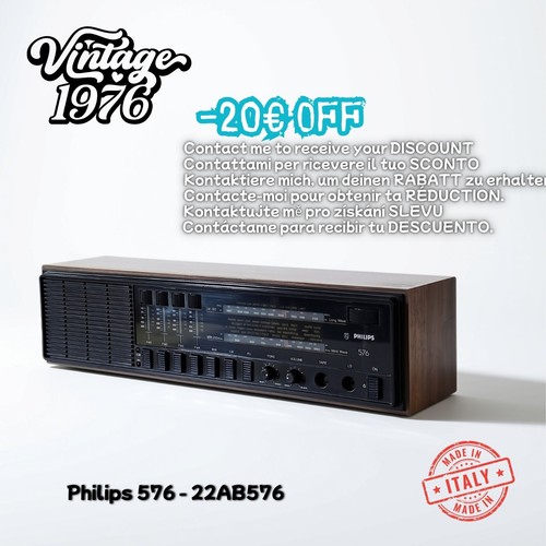 1976 philips 576 radio - 576,